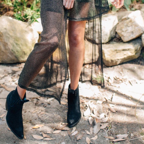PS Kaufman X Lenni The Label Black Suede Freeway Chelsea Boot. 7.5 Like NEW! - Picture 1 of 15